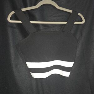 Stylish Black and White Women's Tank Top